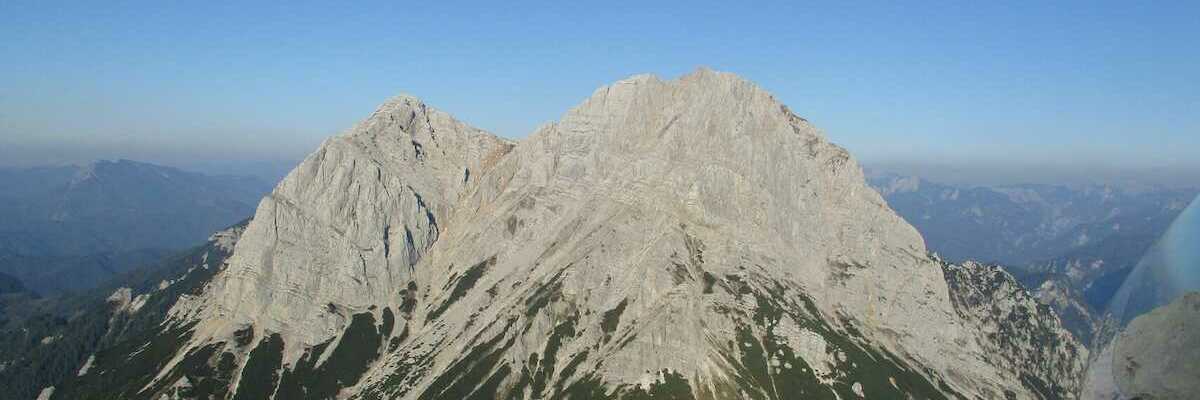 Flugwegposition um 15:55:35: Aufgenommen in der Nähe von Weng im Gesäuse, 8913, Österreich in 1913 Meter